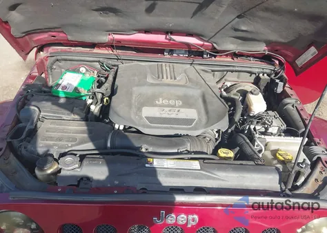 2012 Jeep Wrangler Sahara из США, поврежденный, VIN 1C4AJWBG7CL125661